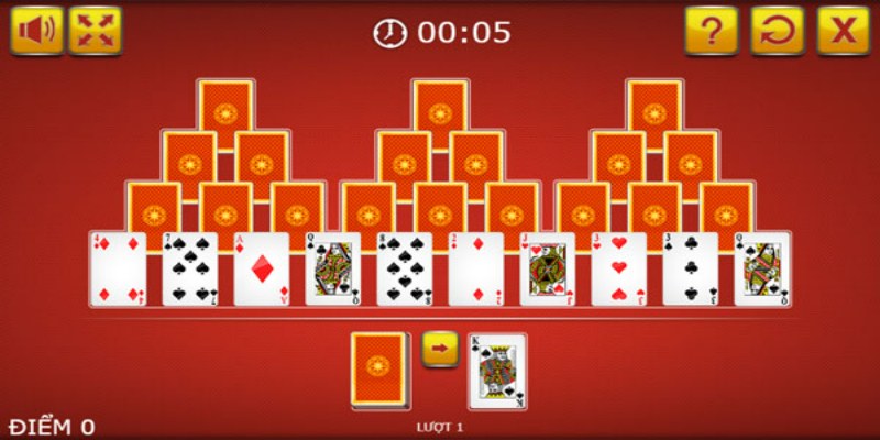 Luật chơi game solitaire chi tiết